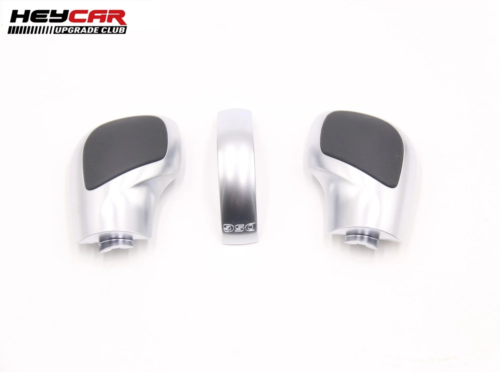 

Chrome Matt With Leather Shift Knob Gear Side Cover DSG Emblem For VW Passat B7 B8 CC R20 Jetta MK6 GLI Golf 6 7 R