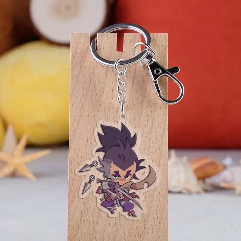 

Game SEKIRO Sha Die Twice Cosplay Keychain Cartoon Acrylic Noshir Dala Car Key Holder Chain Pendants Keyrings Jewelry