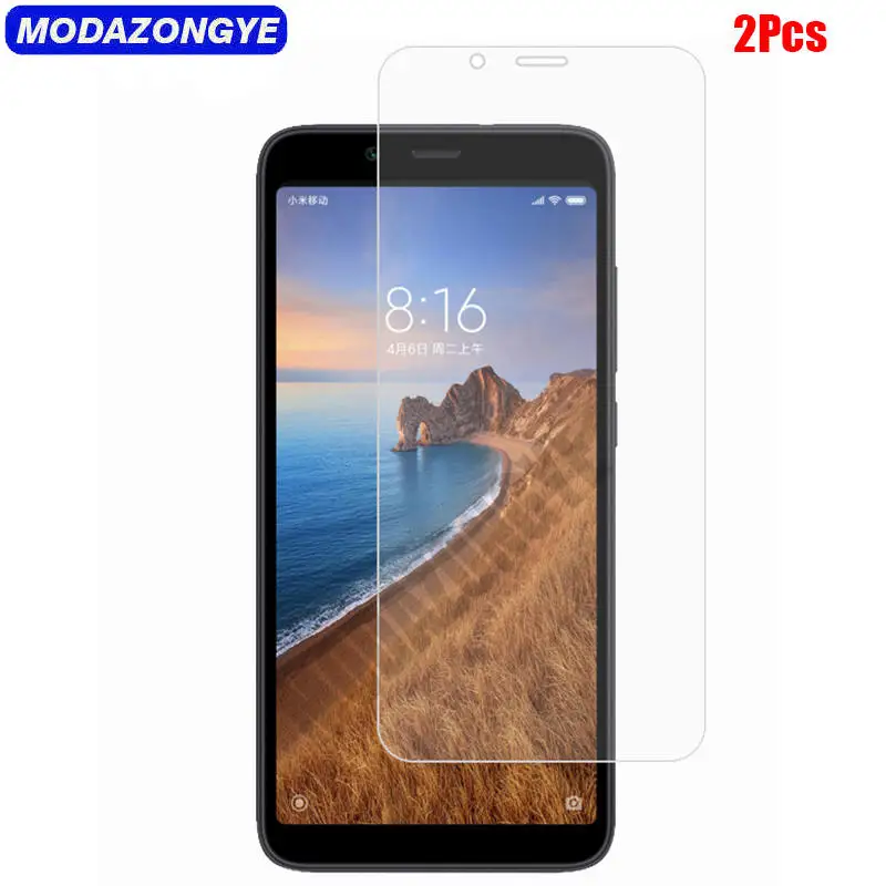 Закаленное стекло для Xiaomi Redmi 7A защитная пленка 7 A Redmi7A 5 45 2 шт. | Мобильные телефоны