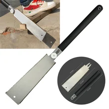 Двусторонняя бритвенная пила в японском стиле, многофункциональная ручная пила для деревообработки, легированная сталь