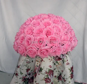 

SPR Free shipping 40CM Pomander rose ball 4pcs/lot bride holding flower wedding kissing flower ball party/home decoration flower