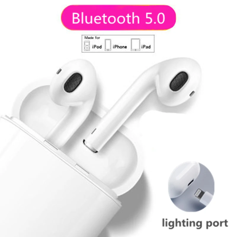 Wearpai i10 TWS мини Bluetooth гарнитура 5,0 беспроводные наушники Спорт сенсорное управление bluetooth eraphone для iphone xiaomi смартфон - Цвет: white