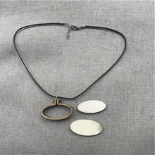 WRMHOM nouveau Type Mini 46*23mm ovale broderie cerceau en bois broderie cadre 1.8*0.9 pouces main couture cerceau croix encadrement cerceau(China)