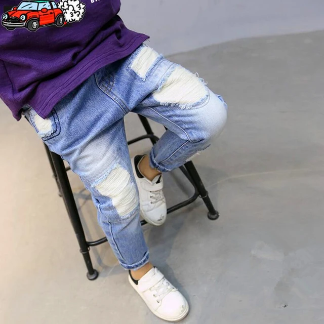 Fashion Boy’s jeans, Suitable age 4 5 6 7 8 9 10 11 12 13 14 year old loose casual spring boy jeans, children’s fashion jeans
