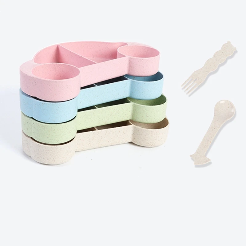 New Children Baby Plate Bamboo Tableware Set Cartoon Car Kids Baby Dishes for Feeding Baby Eat Food Sub-grid Bowl Children Plate New Children Baby Plate Bamboo Tableware Set Cartoon Car Kids Baby Dishes for Feeding Baby Eat Food Sub-grid Bowl Children Plate