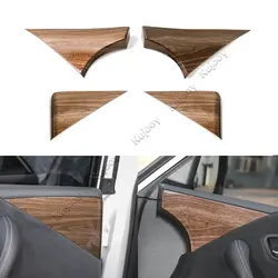 ABS подкладке спереди/сзади столб Треугольники Обложка Декор Frame Стикеры рамка Накладка для Nissan Patrol 2017 + автомобиля стиль аксессуары