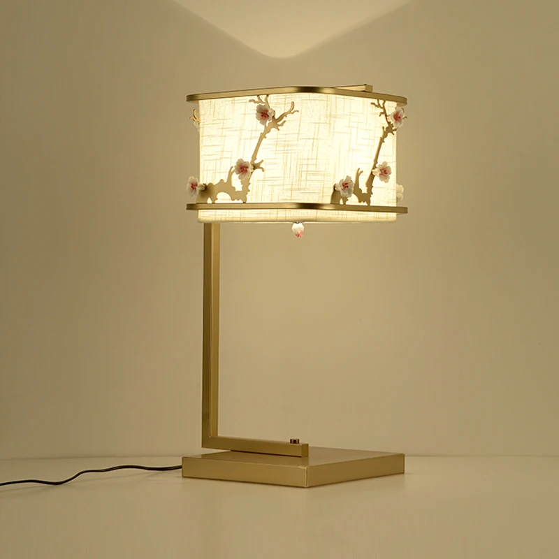 Chinese style table lamp modern concise FLOWER living room bedroom bed study old antique plum blossom creative lamp ZA421444 Chinese style table lamp modern concise FLOWER living room bedroom bed study old antique plum blossom creative lamp ZA421444