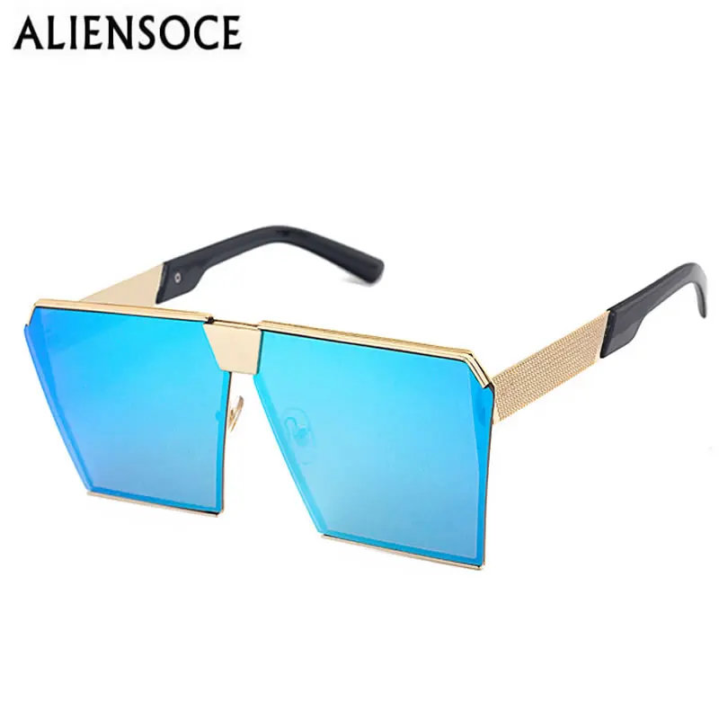 ALIENSOCE Fashion Square Sunglasses Women Brand De...
