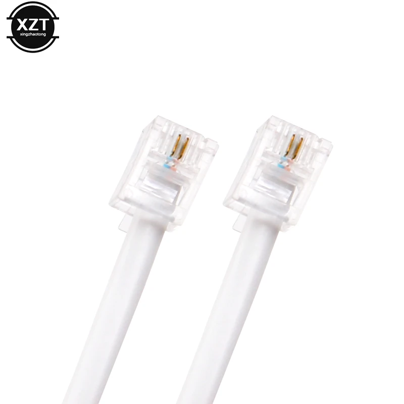 RJ11 6P2C Modular Telephone Phone Cables Wire Extended