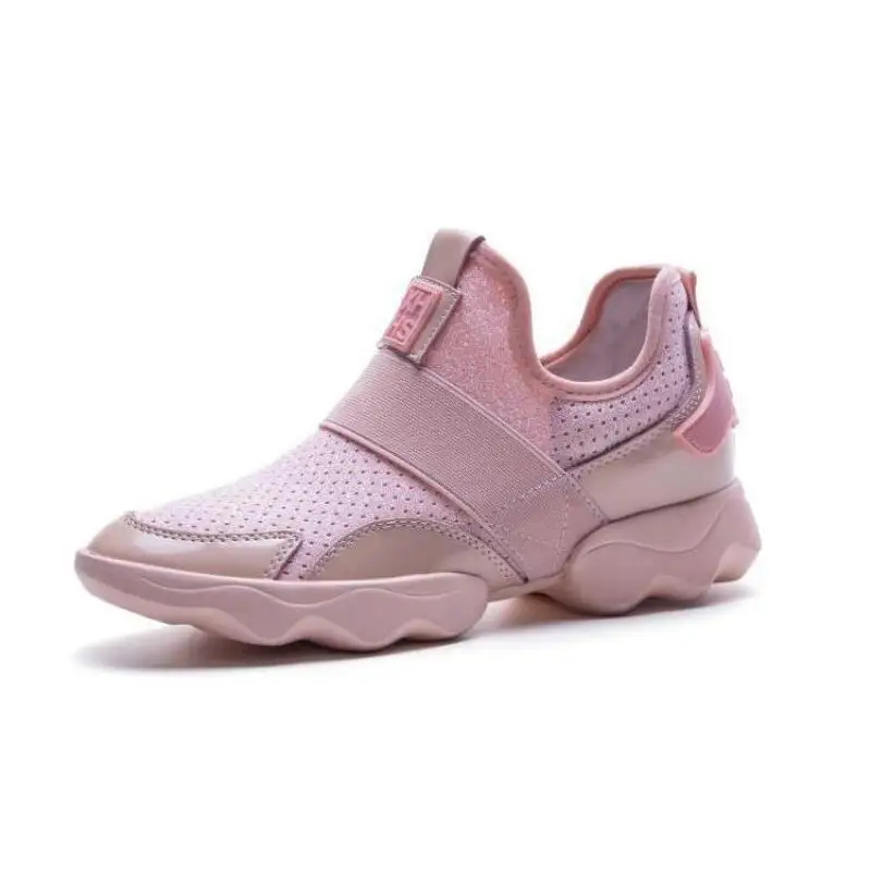 

Big Size 35-42 New Women Flats Leather Sneakers Spring Summer Autumn Casual Shoes Ladies Flat Shoes Black Pink Color Women Shoes