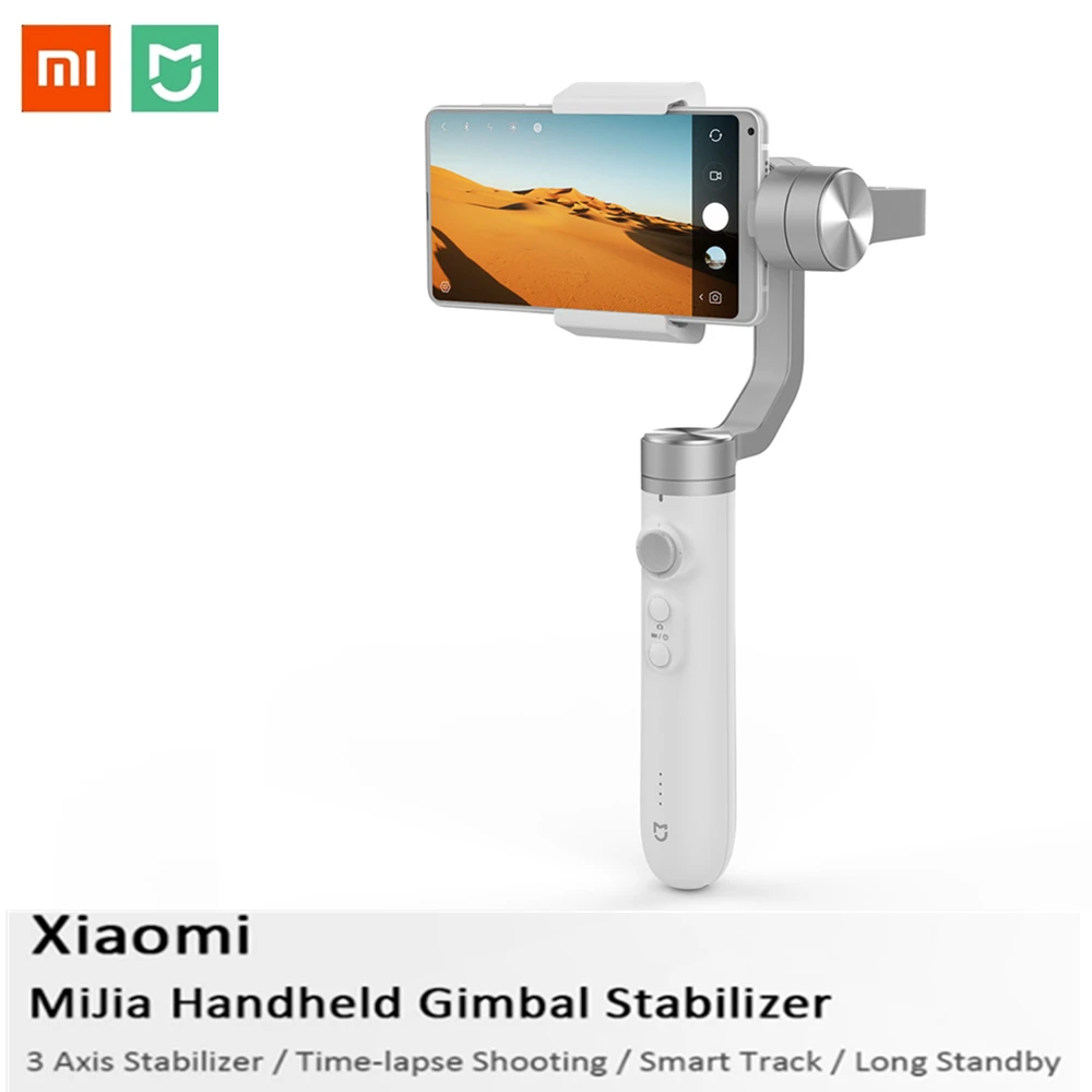 

Original Xiaomi Mijia 3 Axis Handheld Gimbal Stabilizer AI Smart Track 5000mAh For Action Camera Phone VS Feiyu Tech ZHI YUN