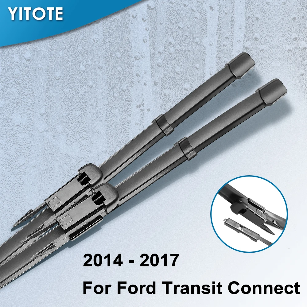 

YITOTE Wiper Blades for Ford Transit Connect Fit Pinch Tab Arms 2014 2015 2016 2017