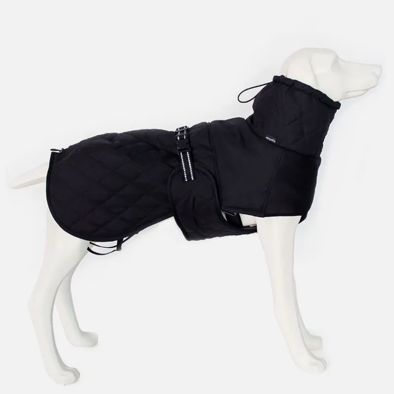 Best Waterproof Dog Clothes for Large Dogs Winter Warm Big Dog Jackets Padded Fleece Pet Coat Safety Reflective Design Dog Clothing