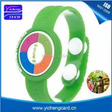 Новинка 100 шт./лот 125 кГц T5577 RFID браслет, LF перезаписываемый браслет для мероприятий, контроля доступа, плавания, тренажерного зала, концертов