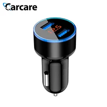 Car Dual USB Charger Adapter 3.1A LED Display Auto Car Charging for iPhone x/8/7/6s iPad Samsung for Apple/Android Device Car Dual USB Charger Adapter 3.1A LED Display Auto Car Charging for iPhone x/8/7/6s iPad Samsung for Apple/Android Device