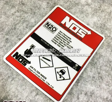 

High quality For Nos N2o Reflective car sticker and decals cool modified accessories