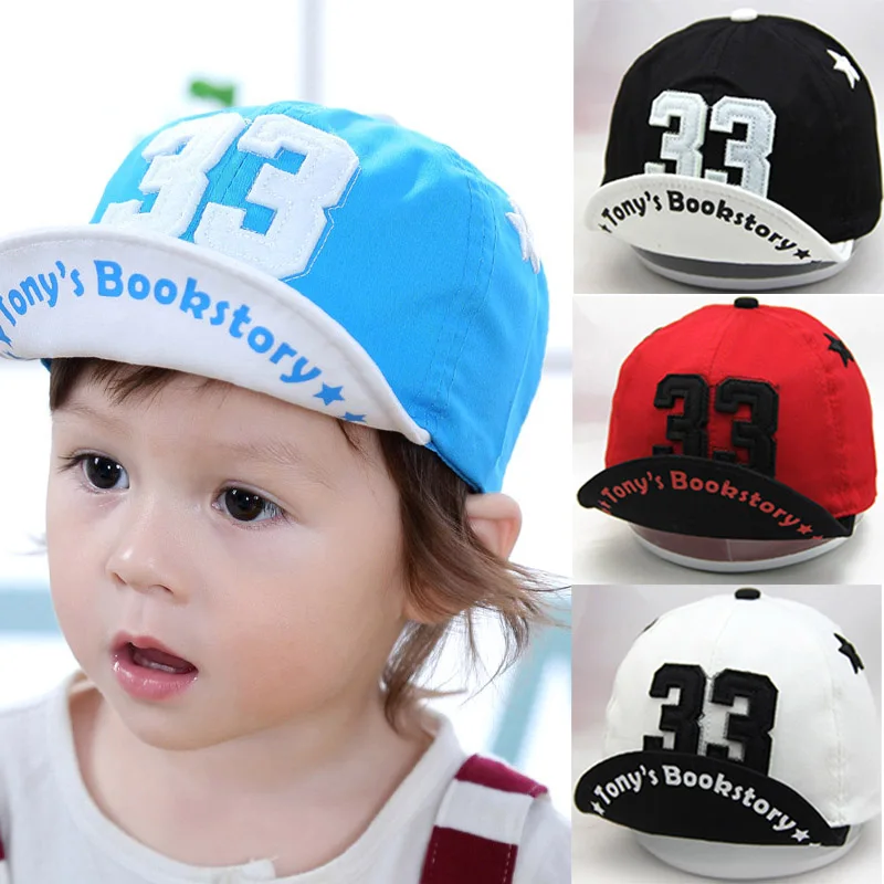Детская Бейсболка унисекс с буквенным принтом, шляпы солнцезащитные для мальчиков и девочек, детская бейсболка, регулируемая летняя кепка в стиле хип-хоп для маленьких девочек