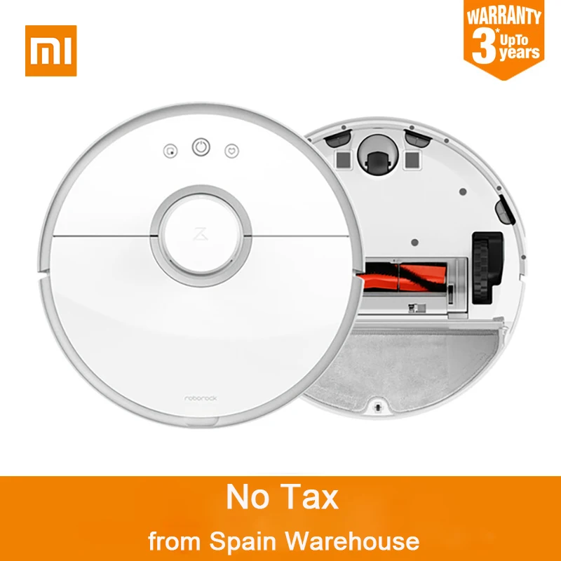 

Spain Stock Original Xiaomi Roborock S50 S55 Robot Vacuum Cleaner 2 Dust Sterilize Smart Planned Sweeping Wet Mop APP Control
