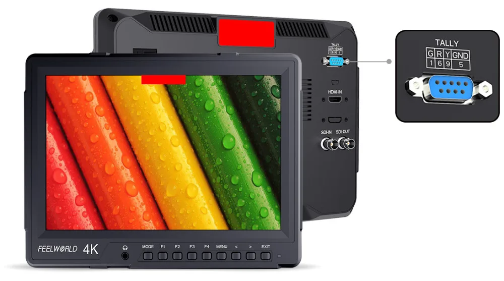 4K101HSD-256-3-color-tally-broadcast-monitor