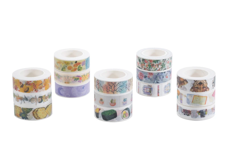 2016 Высококачественная декоративная Васи лента 10 шт./лот 15 мм * м|decorative washi tape|washi