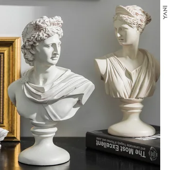 

Venus Bust Statue Figure Goddess Ceramic Craftwork Living Room Decor Roman Mythology Gift L2938