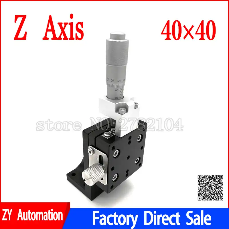 Xyzr 4-Axis manual de plataforma de recorte lineal etapas Cojinete Deslizante mesa de afinación