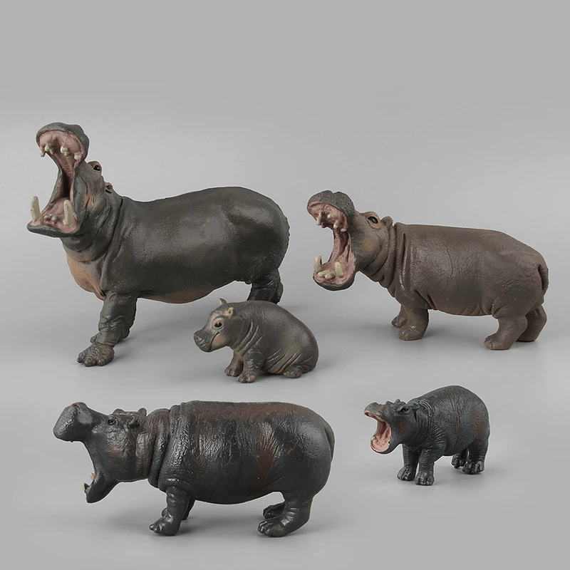 Фигурка животного носорог Бегемот имитационная модель гостиная украшения домашний декор не Friable экологичный детский подарок