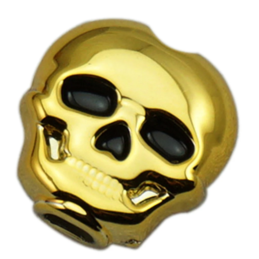 6 Pieces Skull Shape Ebony Buttons with Screws and Washers Classical Guitar Tuning Peg Key Set Tuner Button