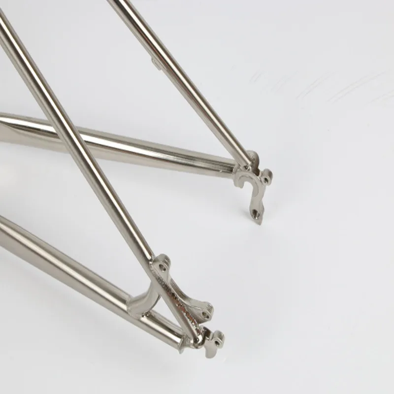 Discount TSUNAMI Mtb Bicycle tapered header Steel Frame Mountain Bike silver Frame 26 "27.5" * 15.5-17 inch 4 Discount TSUNAMI Mtb Bicycle tapered header Steel Frame Mountain Bike silver Frame 26 "27.5" * 15.5-17 inch 4