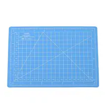 Синий прямоугольник A5 Бумага коврик для резки ПВХ самовосстановления A5 домашнего офиса Бумага s Набор инструментов для самостоятельного пластиковая сетка линий коврик для резки школьные принадлежности