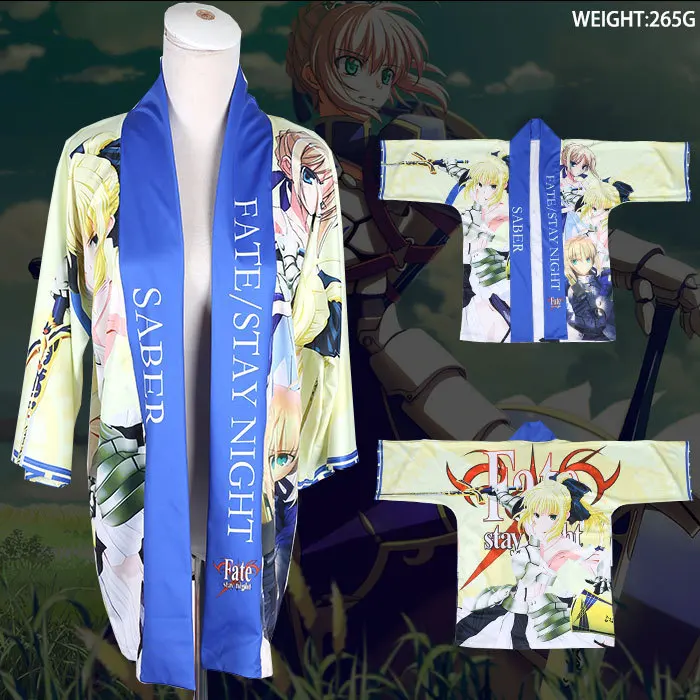 Japanese Anime Coat Fate Stay Night Coat haori cloak cos kimono Free Size kawaii clothes anime cosplay Female girlfriend