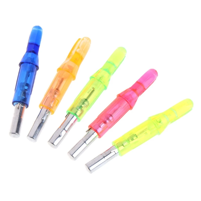 

1Pc LED Light-emitting quiver Plastic quiver tail is suitable for 6.2 inner diameter-Ramdom Color