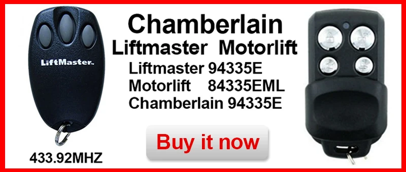 2 шт. запасной пульт Liftmaster 4410 4410E 4410E 4335E ML, Liftmaster 4335E garage command 433,92 МГц, брелок-контроллер