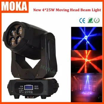 

New design 4*25w led beam light super led moving head light strobe dj stage lighting 8 Lens Dmx for stage night club dj disco