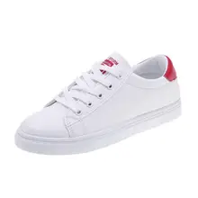 Белые туфли женские кроссовки туфли на плоской подошве Весна Лето кожаные белые кроссовки женские Кроссовки Женская спортивная обувь basket femm