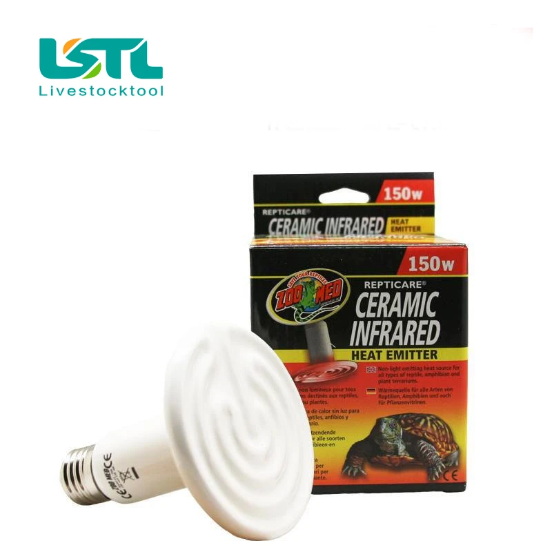 220v Pet Heat Lamps Reptile Rabbit Tortoise Heating Light Mini Infrared