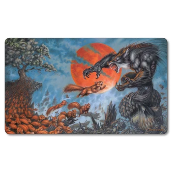 

Wolf games big mouse pad Magical playmat table Play mat large play mat mGT board game cards desk