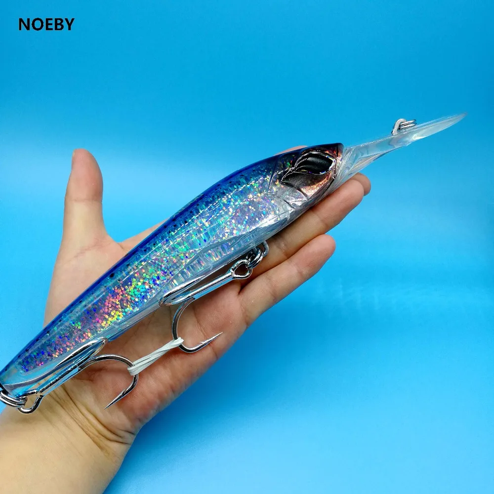 NOEBY новая приманка 1 шт. троллинг большая блесна рыболовная lLre 90 г/180 мм 8 цветов