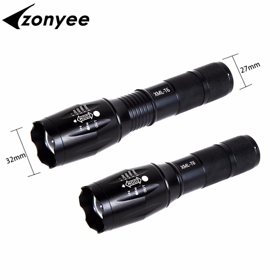 Zonyee E17 XML T6 фонарь 3800LM алюминиевый масштабируемый CREE светодиодный для охоты Linternas