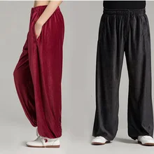 G-LIKE, утолщенные вельветовые брюки в тонкую полоску, штаны для йоги, 3 цвета, 8 размеров