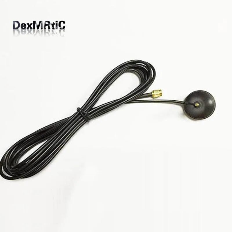 Антенна 3G 3dBi 850 2100 МГц SMA male с кабелем RG174 3 м размер кабеля 290 мм модемная антенна