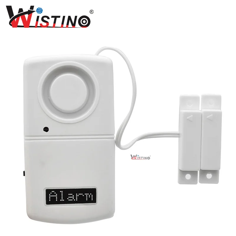 Wistino Alarm Detector High Sensitive Vibration Alarm Device Door Home