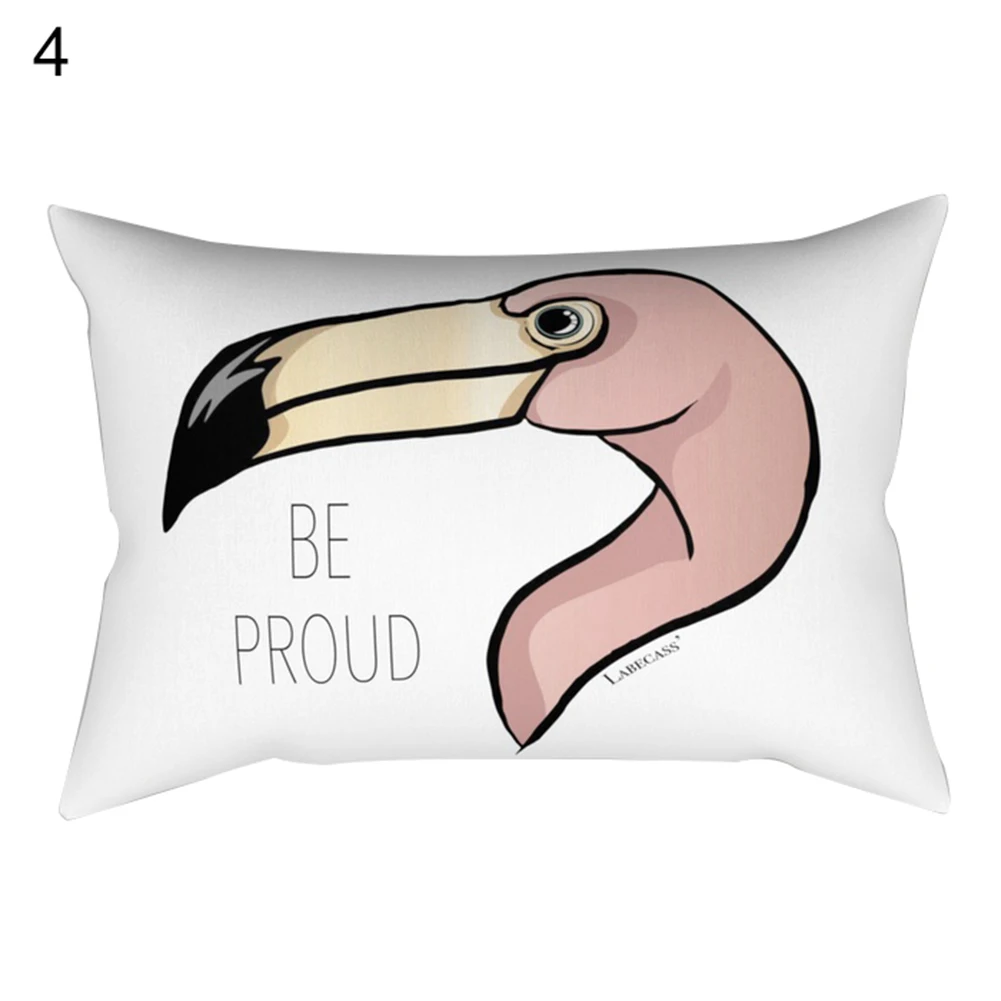 30x50 см наволочка чехол для подушки дизайн фламинго|designer pillowcases|pillow cushion case