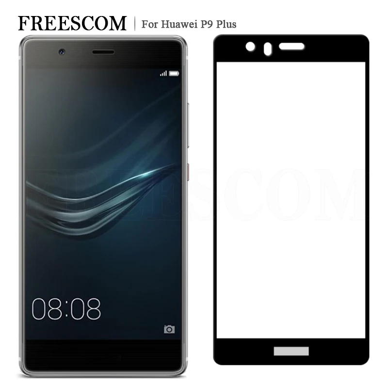9H Full Cover Tempered Glass for Huawei P9 Plus P9Plus Screen Protector 0.3mm Anti-Scratch Protective Film | Мобильные телефоны и