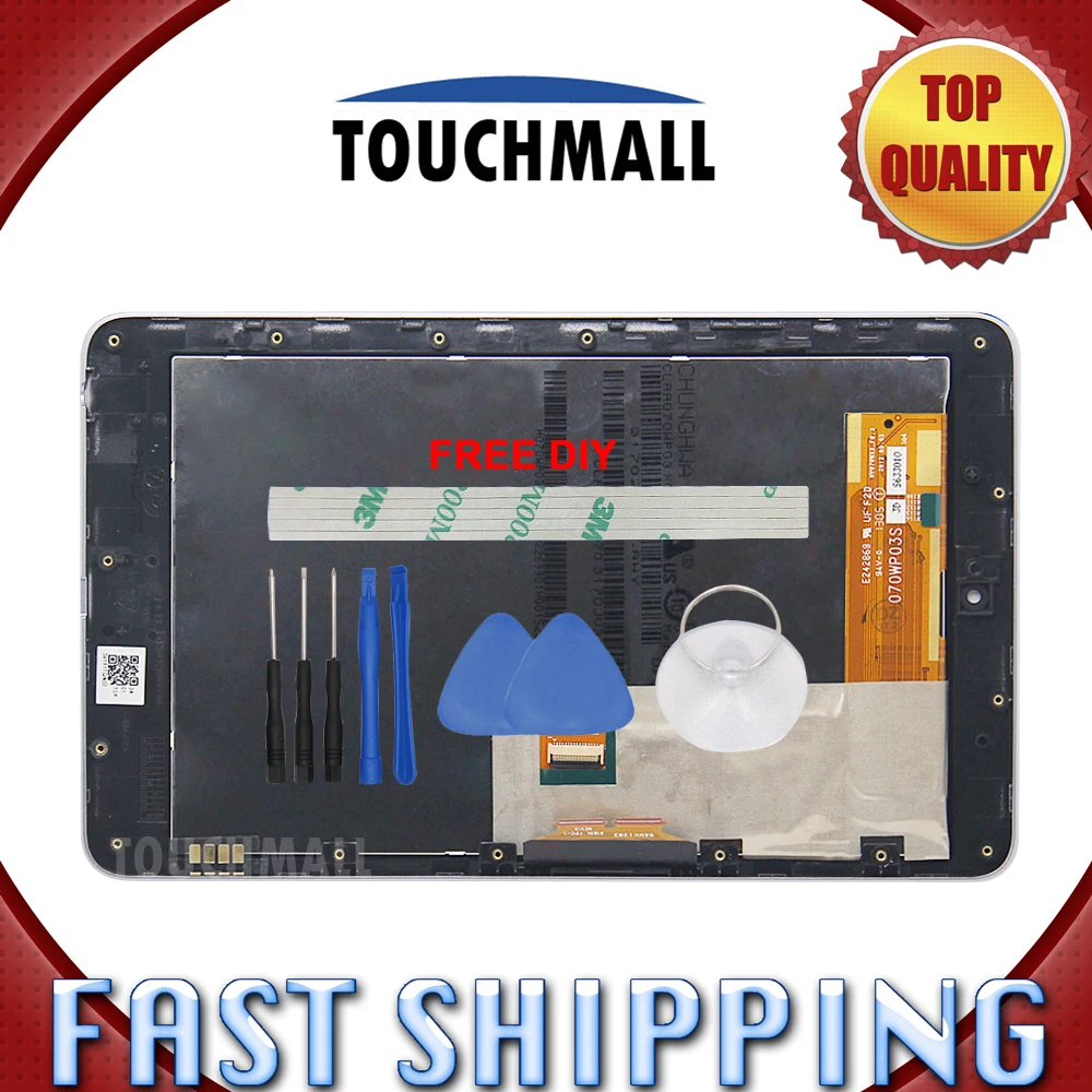 New LCD Display Touch Screen+Frame Assembly Replacement For Asus Google