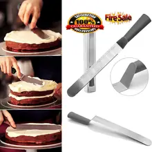 15 дюймов Нержавеющая сталь лопатка для торта масло кремовая глазурь разбрасыватель Ножи гладкой Кухня Печенье Торт Инструменты для декорирования