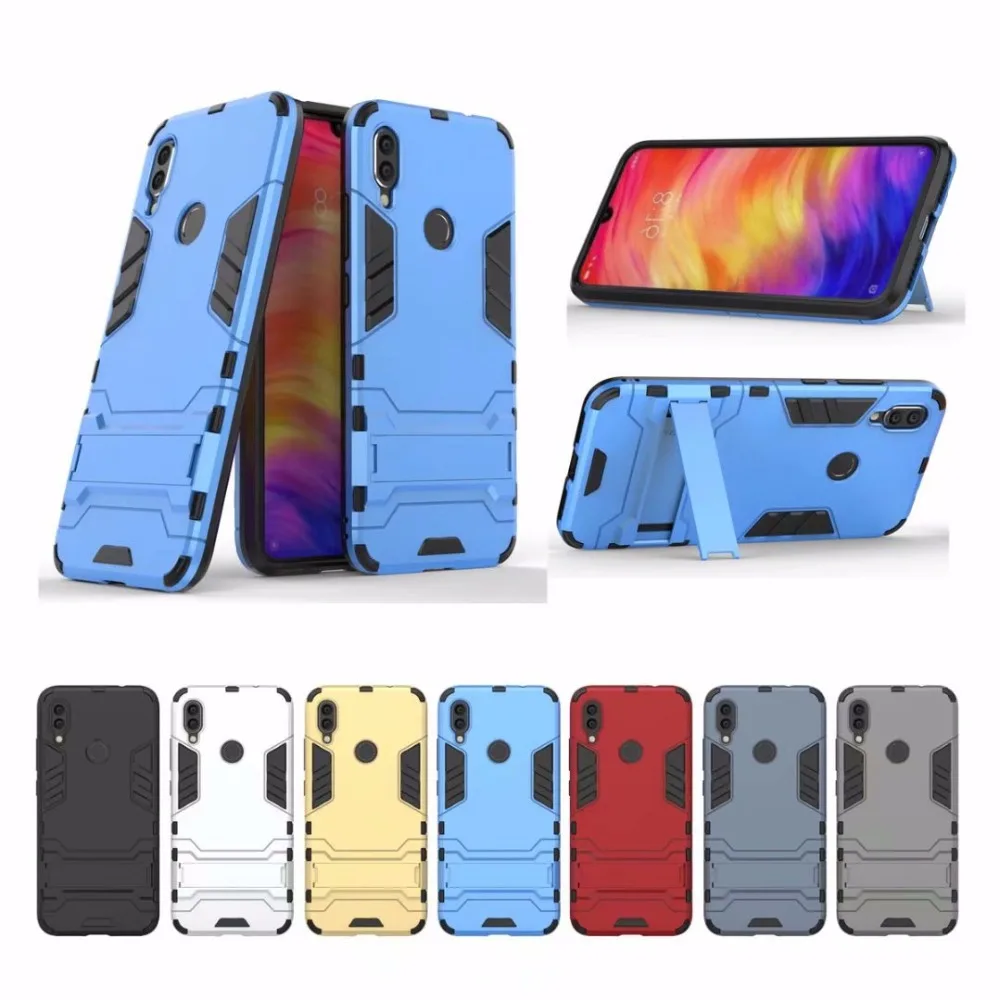 

Heavy Duty Armour Fundas Case Shockproof Full Body Cover For Xiaomi Redmi Note 7