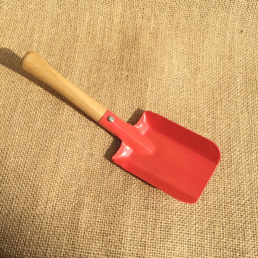 3 шт. Детские Мини садовые инструменты маленькая лопата грабли Лопата металлическая деревянная ручка головка садовые инструменты