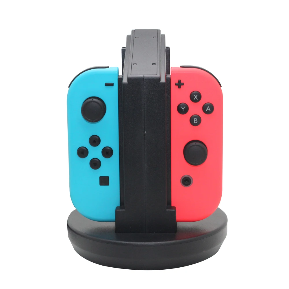 

100pcs Round for Joy-Con LED Indicater Game 4-Controllers Storage Holder Stand Support Charging Dock Station Charger For Switch