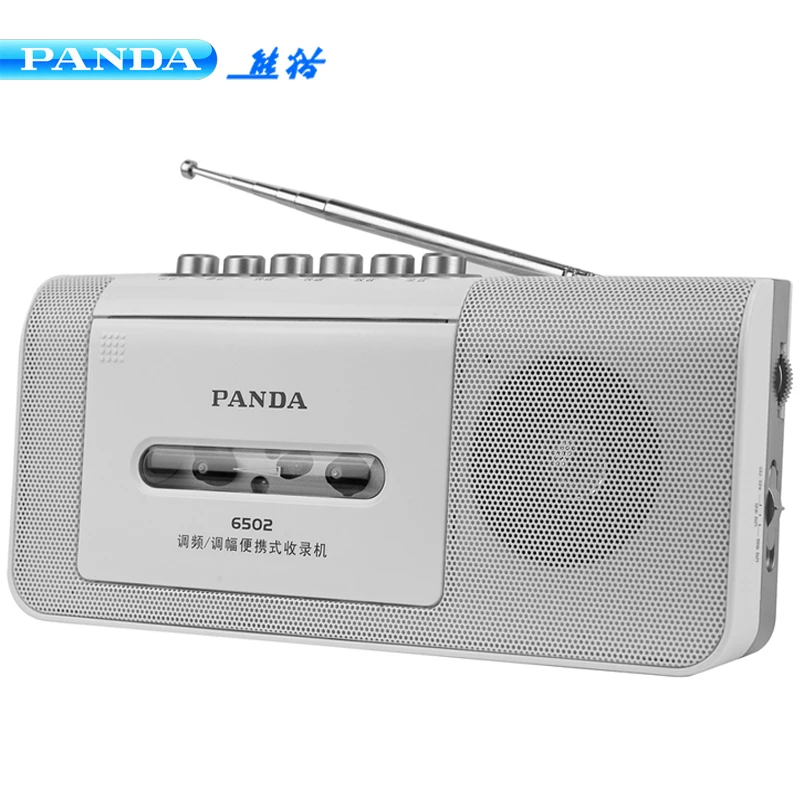 

PANDA 6502 Tape Recorder Radio single Speaker Tape Learn English Playe Two Band Radio